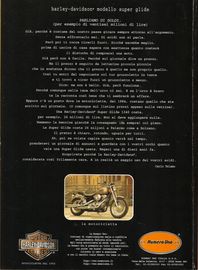 1997 pubblicit Harley Davidson Carlo Talamo Numero Uno