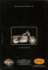 1997 pubblicit Harley Davidson Carlo Talamo Numero Uno