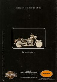 1997 pubblicit Harley Davidson Carlo Talamo Numero Uno