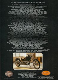 1998 pubblicit Harley Davidson Carlo Talamo Numero Uno