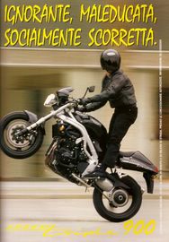 1998 pubblicit Triumph Speed Triple Carlo Talamo Numero Uno