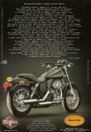 1999 pubblicità Harley Davidson Carlo Talamo Numero Uno