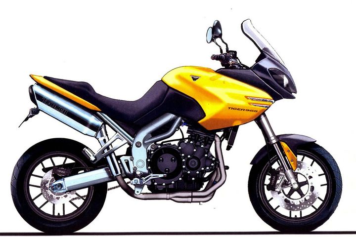 2006 - Disegni Triumph Tiger 1050 MY2007