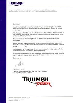 Triumph Tiger 800 e 800XC World Riding Launch