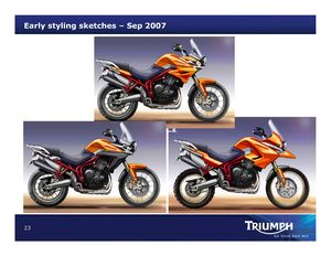 2010 September Triumph Tiger 800 Presentation