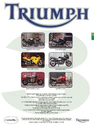 1993 Triumph Sprint 900 pubblicità