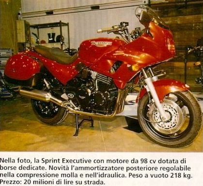 1997 Triumph Sprint Executive 900