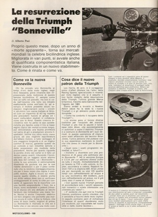 1984 - Motociclismo Bonneville Les Harries
