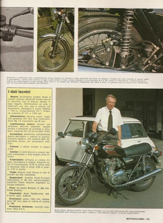1984 - Motociclismo Bonneville Les Harries