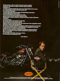 1988 Pubblicit Harley-Davidson Carlo Talamo