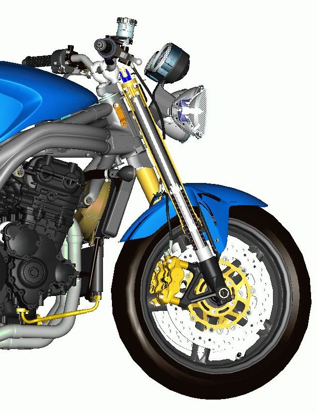 2004 Triumph Speed Triple MY2005 - CAD