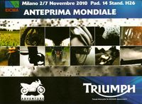 2010 Triumph Pubblicità Tiger 800 800XC