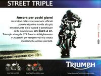 2010 Triumph Pubblicità Street Triple
