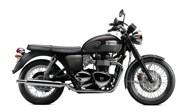 MY2012 - Triumph Bonneville T100 "Graphite/Phantom Black"