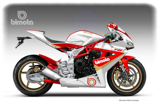 Oberdan Bezzi Bimota Triumph TB 675-1