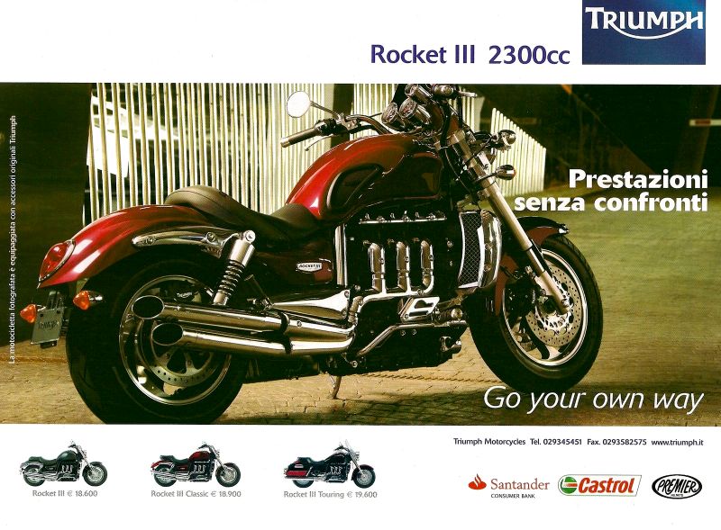 2008 - Triumph Rocket III Pubblicit