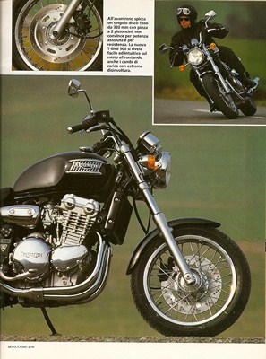 1995 Triumph Thunderbird 900 Motociclismo