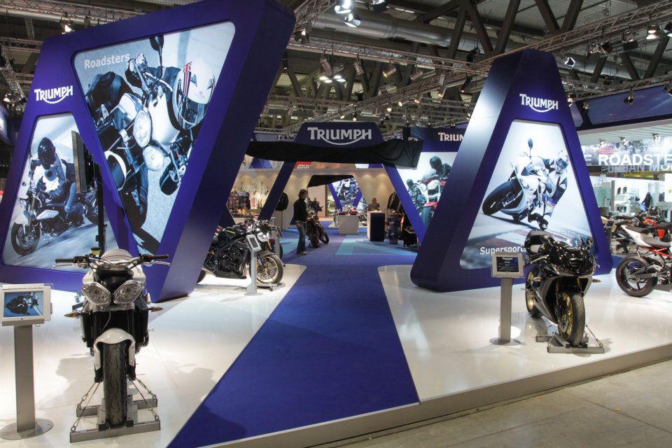 2011 triumph eicma stand