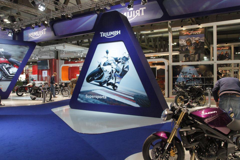 2011 triumph eicma stand