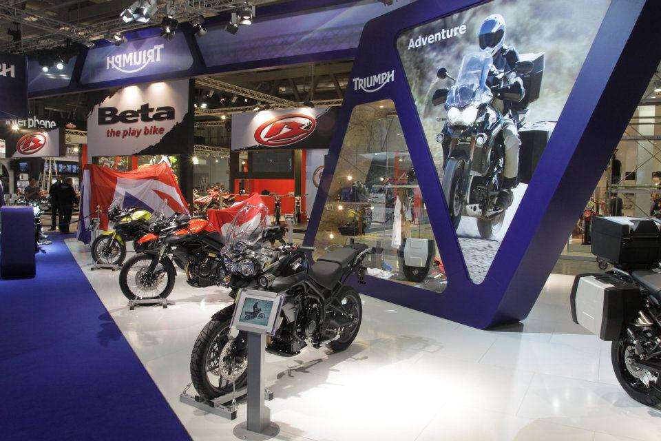 2011 triumph eicma stand