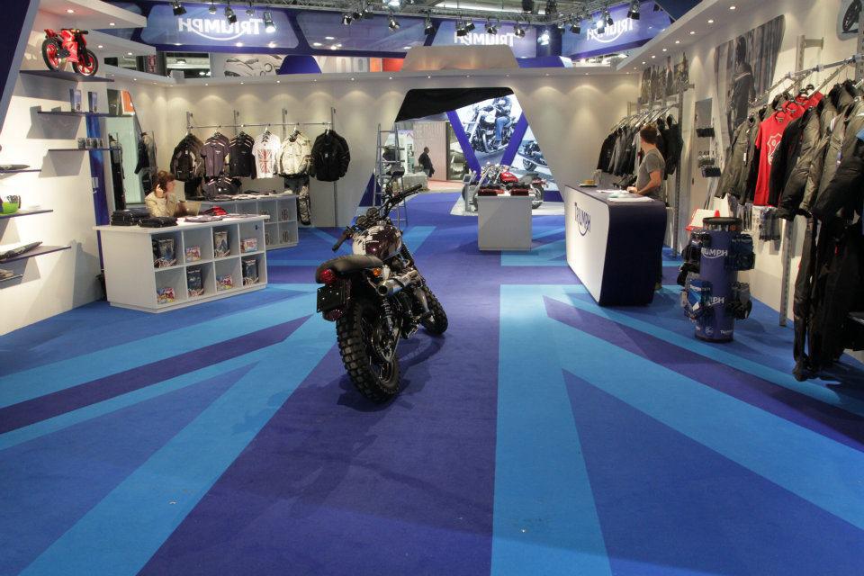 2011 triumph eicma stand