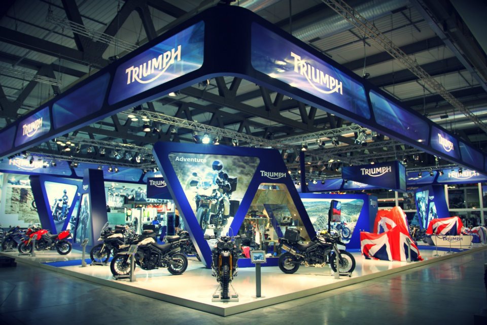 2011 triumph eicma stand