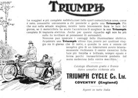 Pubblicit Advertising Triumph Motorcycles