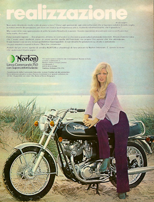 Pubblicità anni 70 Norton