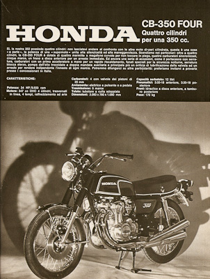 Pubblicit anni 70 Honda