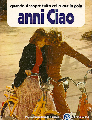 Pubblicit anni 70 Piaggio Vespa Ciao