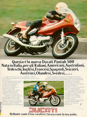 Pubblicit anni 70 Ducati