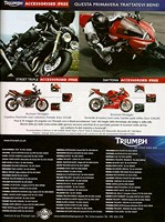 2011 Pubblicità Triumph Street Triple Daytona 675 Accessori