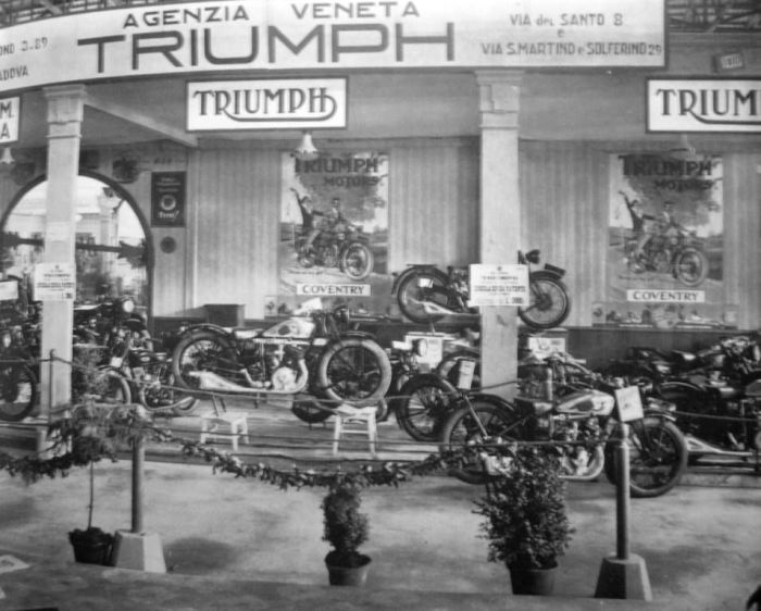 Storia Triumph in Italia pre-Hinckley importatori distributori