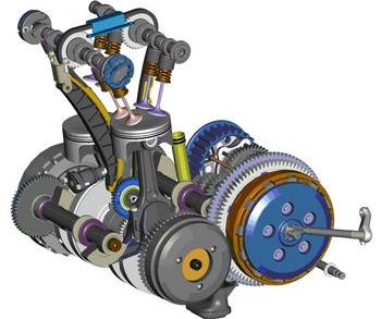 2009 Triumph Thunderbird Twin 3D CAD drawing