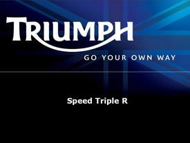 2012 Triumph Speed Triple R Lancio Stampa Press