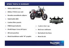 2012 Triumph Speed Triple R Lancio Stampa Press