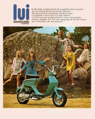 Pubblicit anni 70 Lambretta