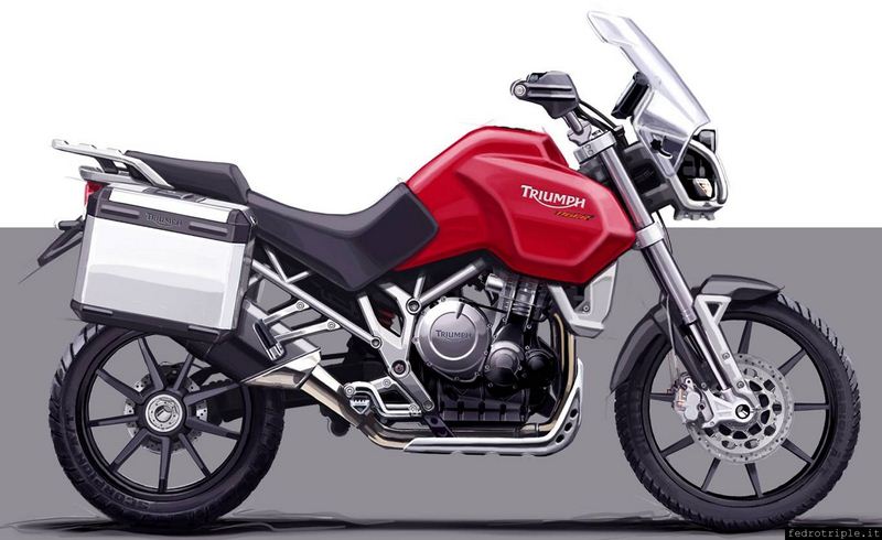 2006 Triumph Explorer sketch drawings bozzetto