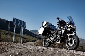 2012 Triumph Tiger Explorer 1200 lancio stampa