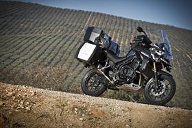 2012 Triumph Tiger Explorer 1200 lancio stampa