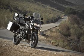 2012 Triumph Tiger Explorer 1200 lancio stampa