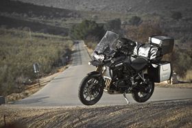 2012 Triumph Tiger Explorer 1200 lancio stampa