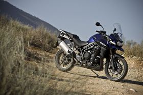 2012 Triumph Tiger Explorer 1200 lancio stampa