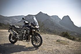 2012 Triumph Tiger Explorer 1200 lancio stampa