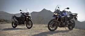 2012 Triumph Tiger Explorer 1200 lancio stampa