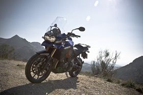 2012 Triumph Tiger Explorer 1200 lancio stampa