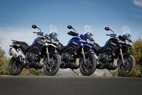 2012 Triumph Tiger Explorer 1200 lancio stampa