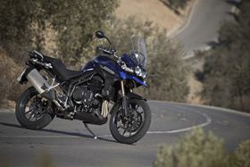 2012 Triumph Tiger Explorer 1200 lancio stampa