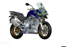 2012 Triumph Tiger Explorer CAD drawings disegni