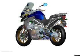 2012 Triumph Tiger Explorer CAD drawings disegni